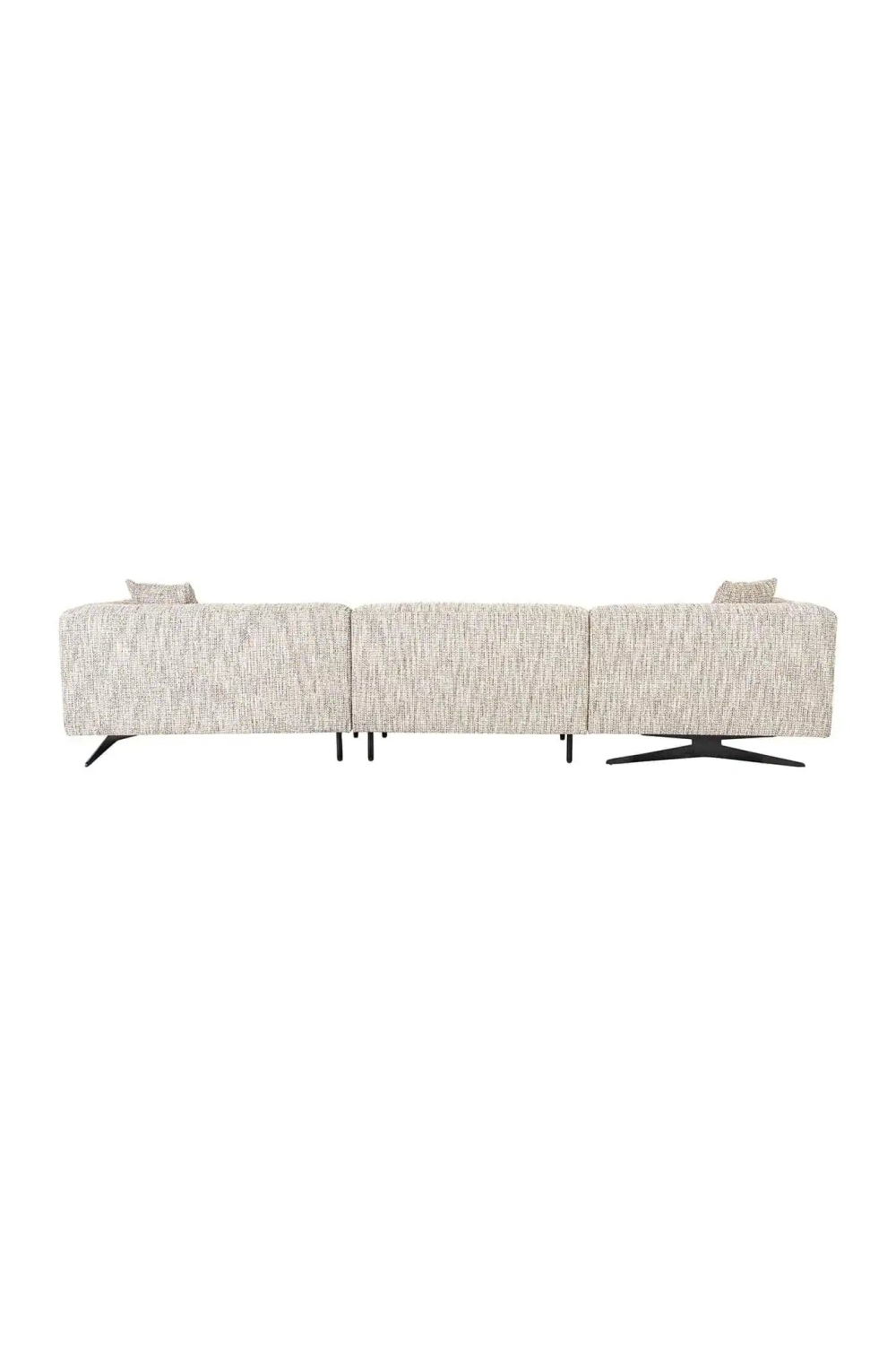 Beige 3-Seater Sofa with Left Lounge | Richmond Interiors Hoxton | Oroa.com
