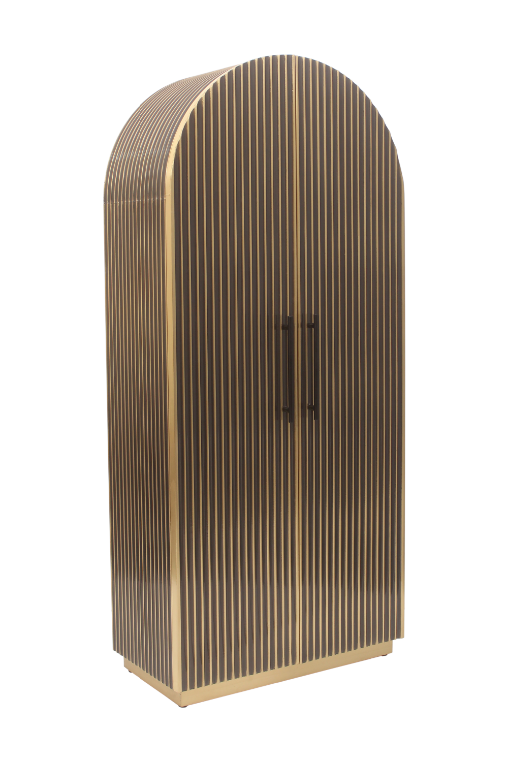 Gold Arched 2-Door Cabinet | Richmond Interiors Les Arcs | Oroa.com