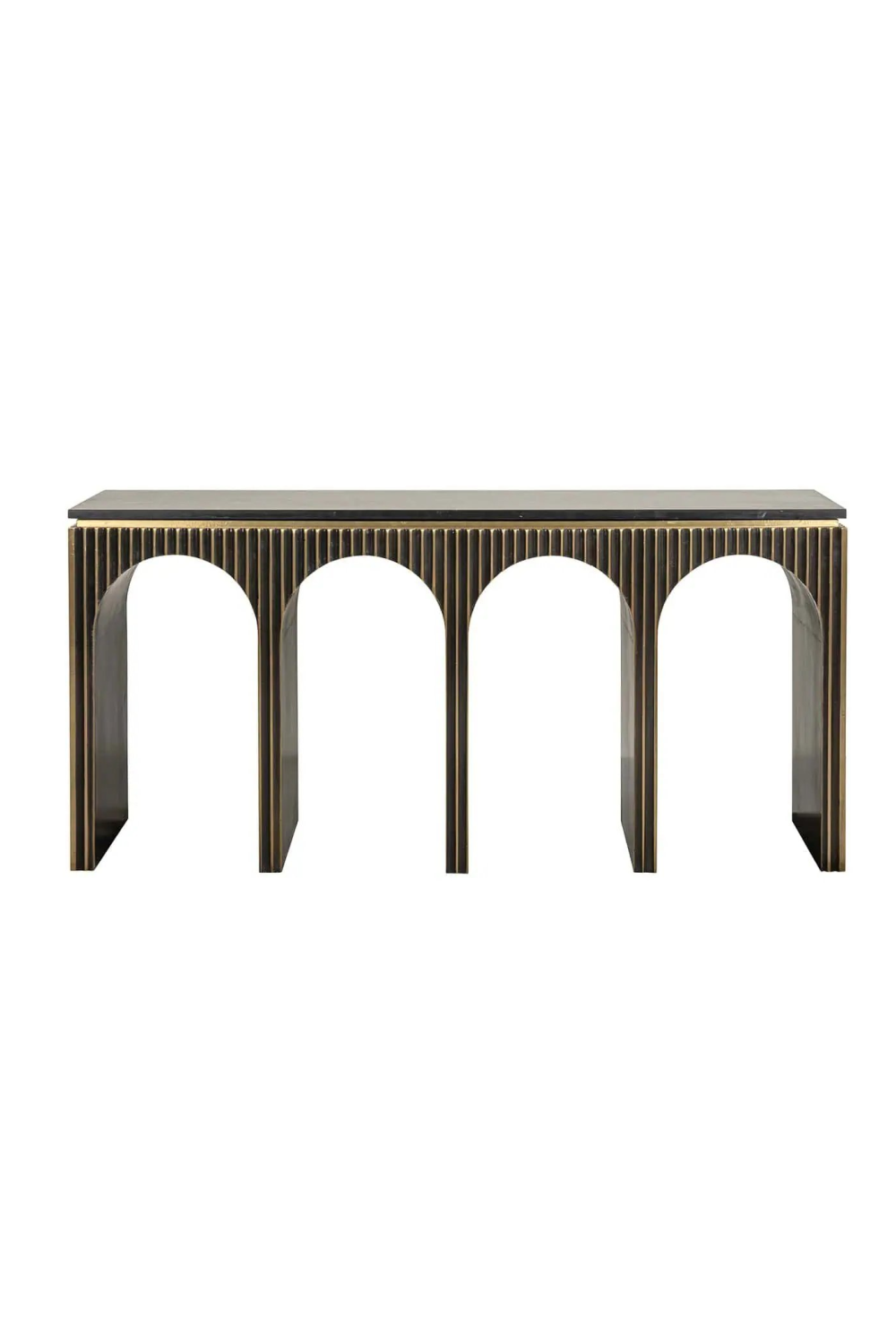Gold Accent Arched Console Table | Oroa.com