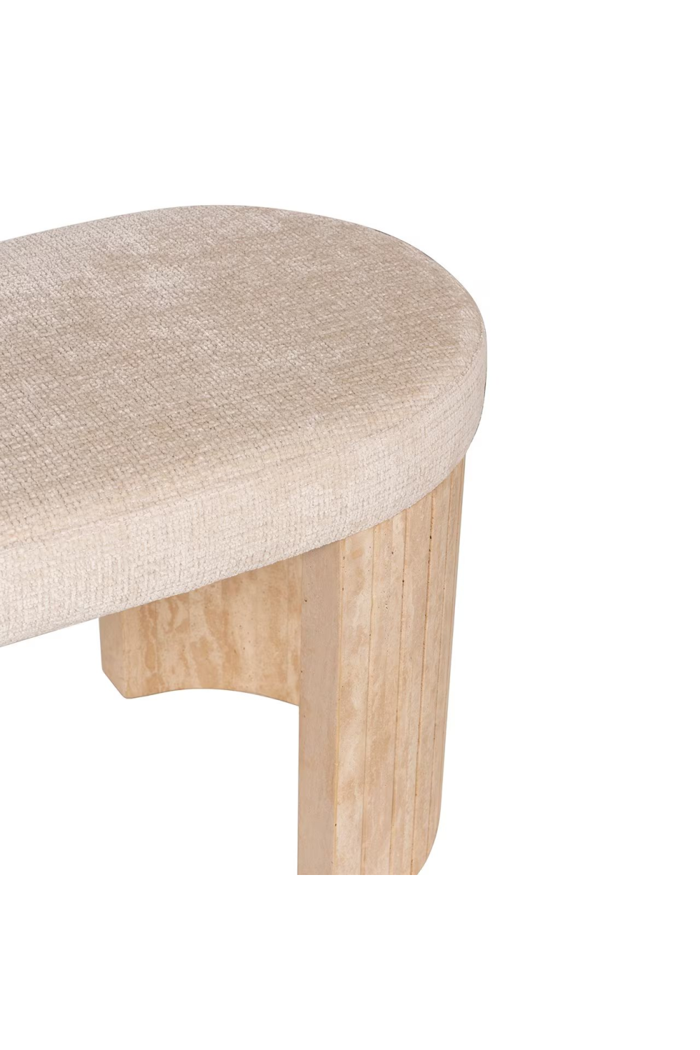 Travetine Base Bench | Oroa.com