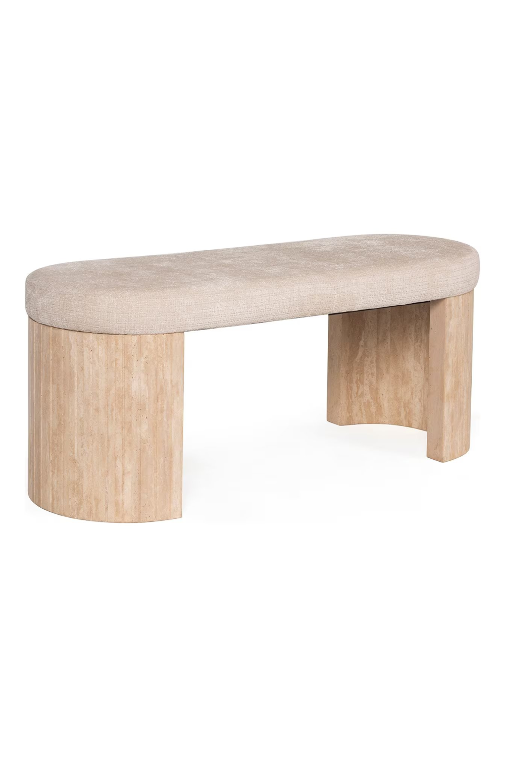 Travetine Base Bench | Oroa.com
