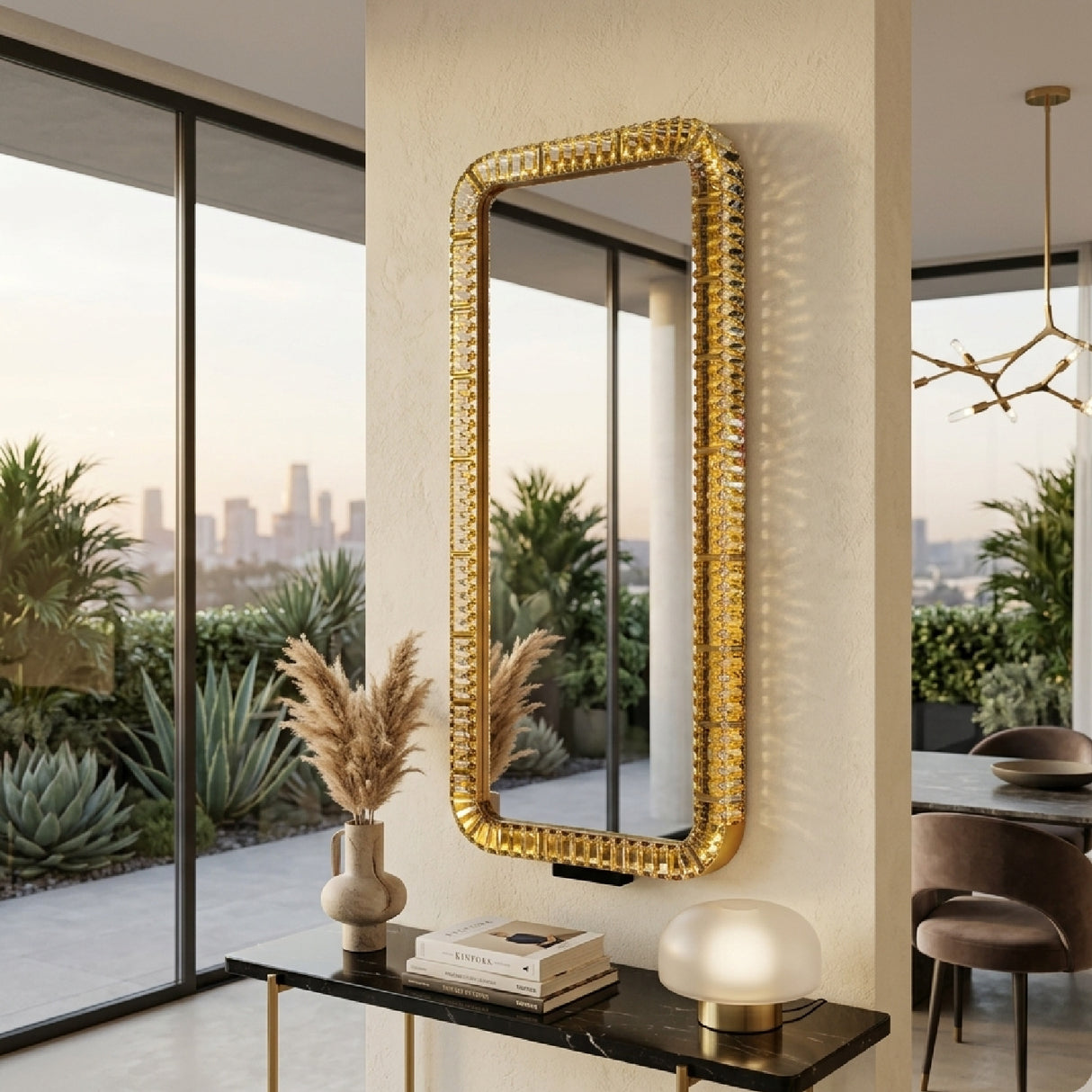 Bronze Crystal Mirror | Oroa.com