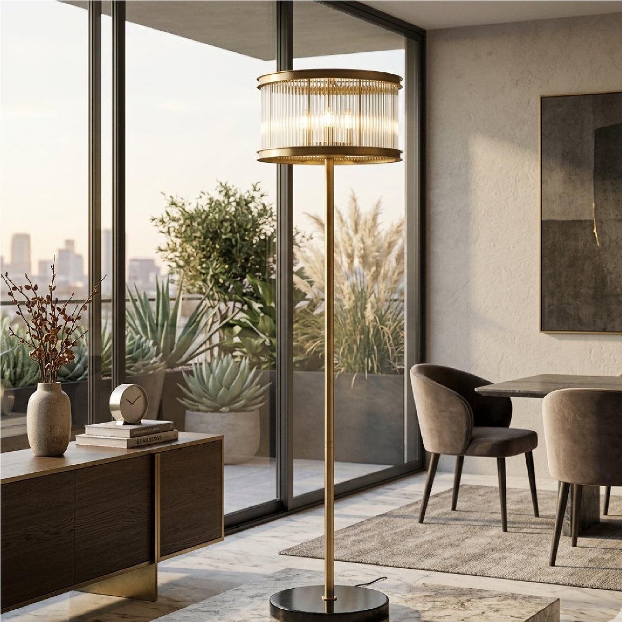 Glass Rods Floor Lamp | Oroa.com