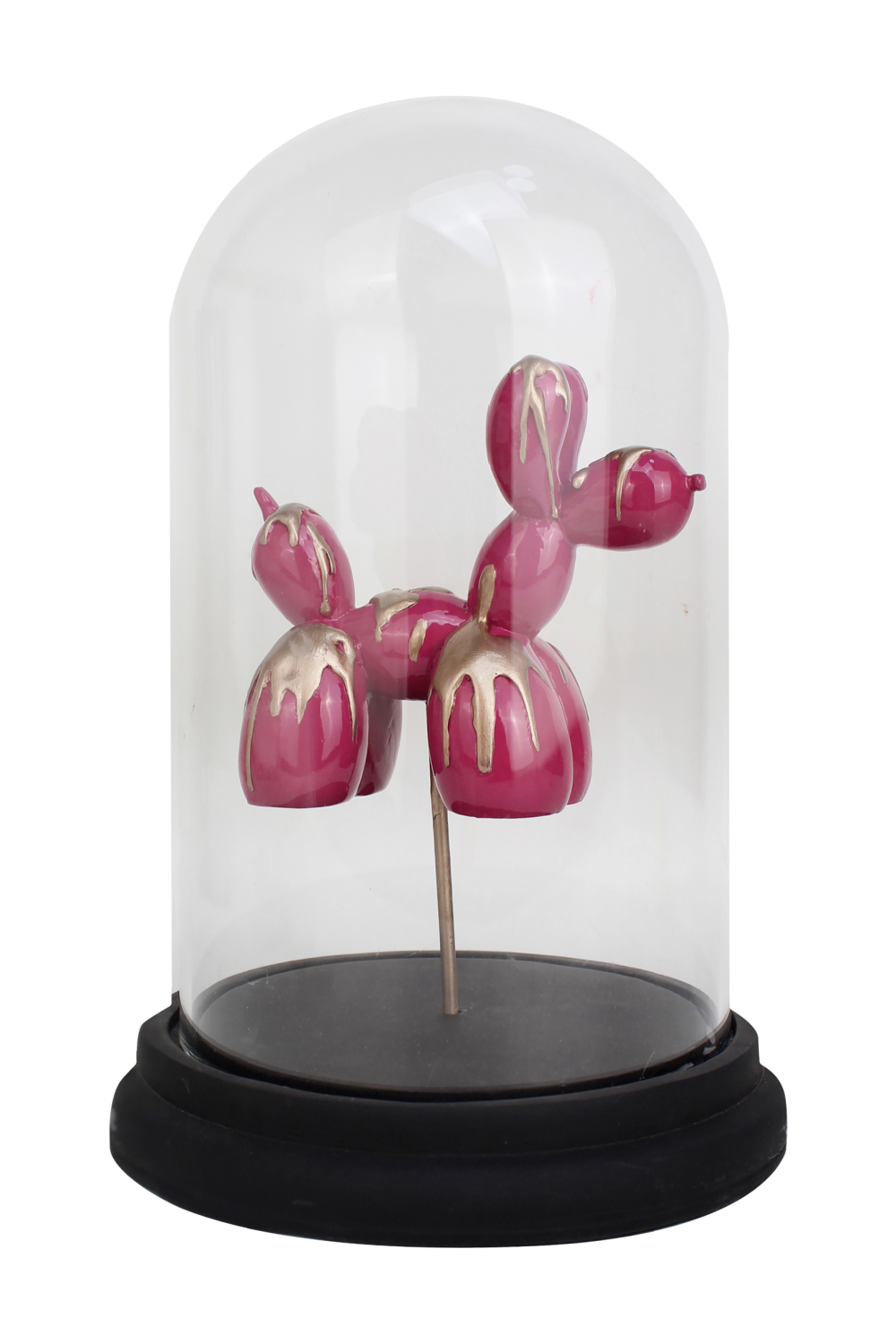 Domed Pink Poodle Decorative Object | Richmond Interiors Ariane | Oroa.com