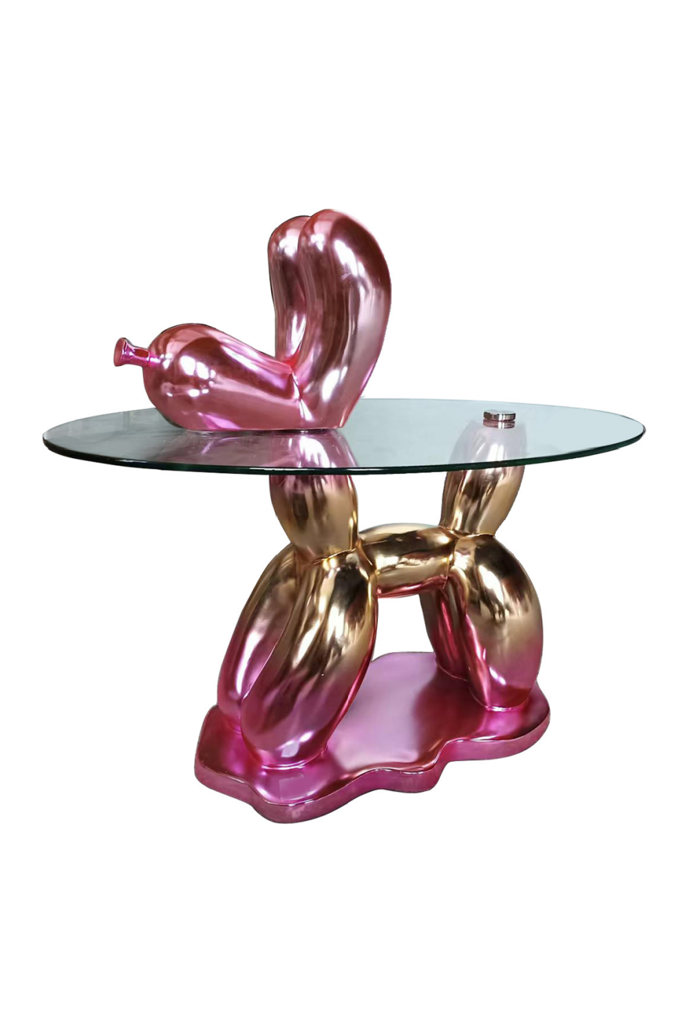 Multicolored Poodle End Table | Richmond Interiors Usha | Oroa.com