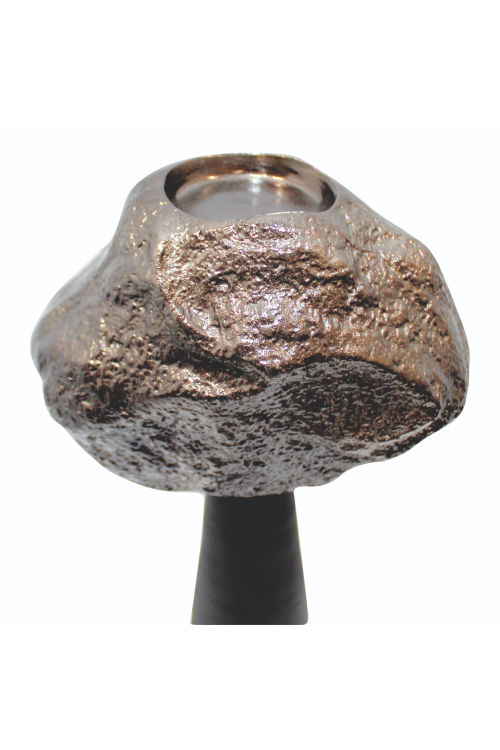 Modern European furniture - Black Cone Candle Holder - www.oroa.com | Oroa.com