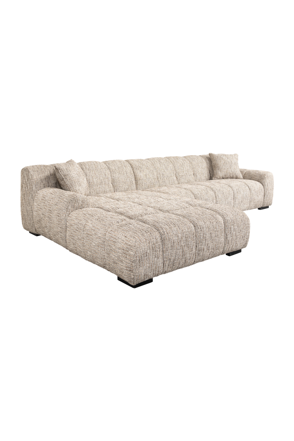 Beige 3-Seater Sofa + Left Lounge | Richmond Interiors Hazel | Oroa.com