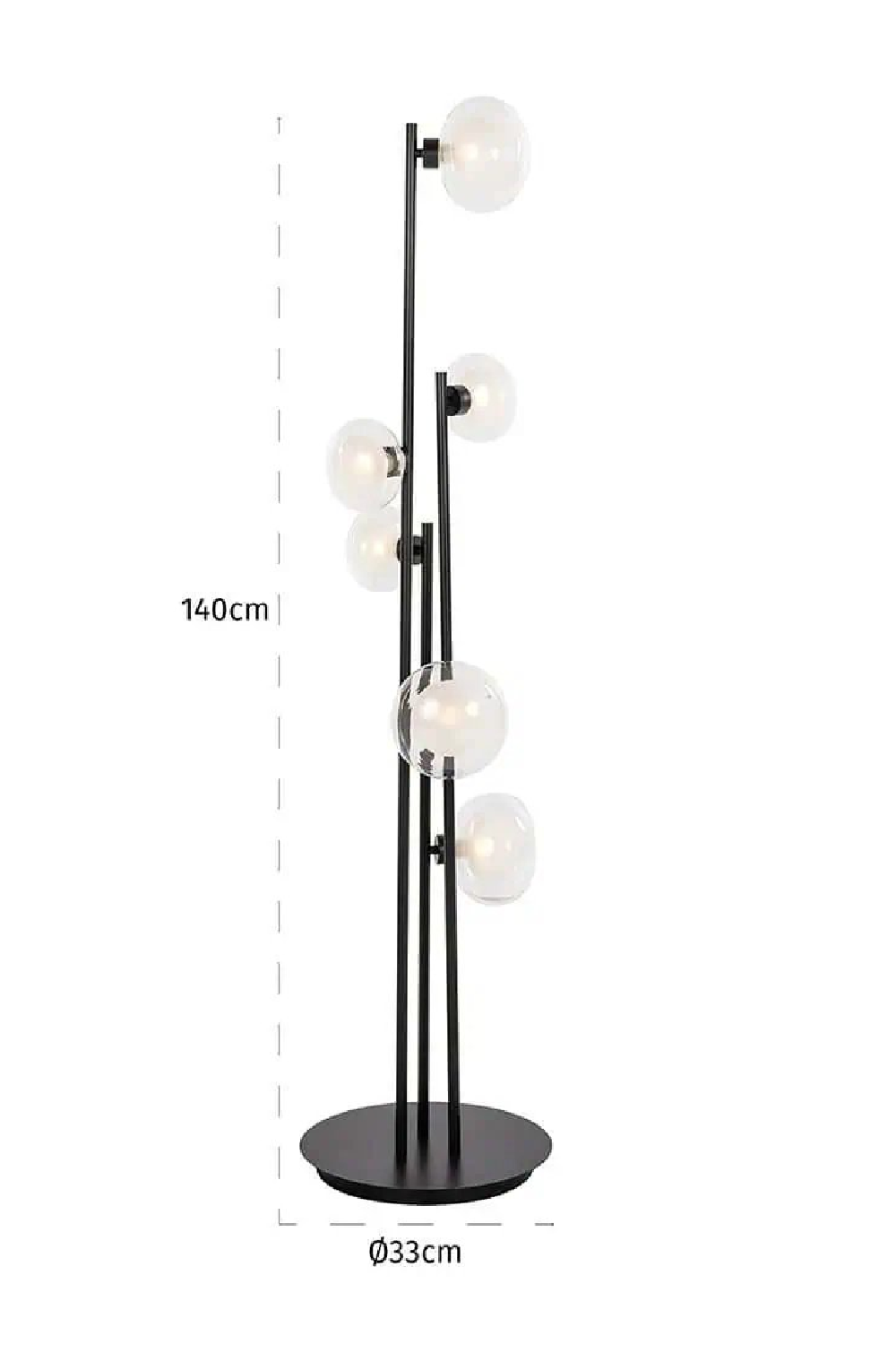Triple Iron Pole Floor Lamp | Richmond Interiors Luva | Oroa.com