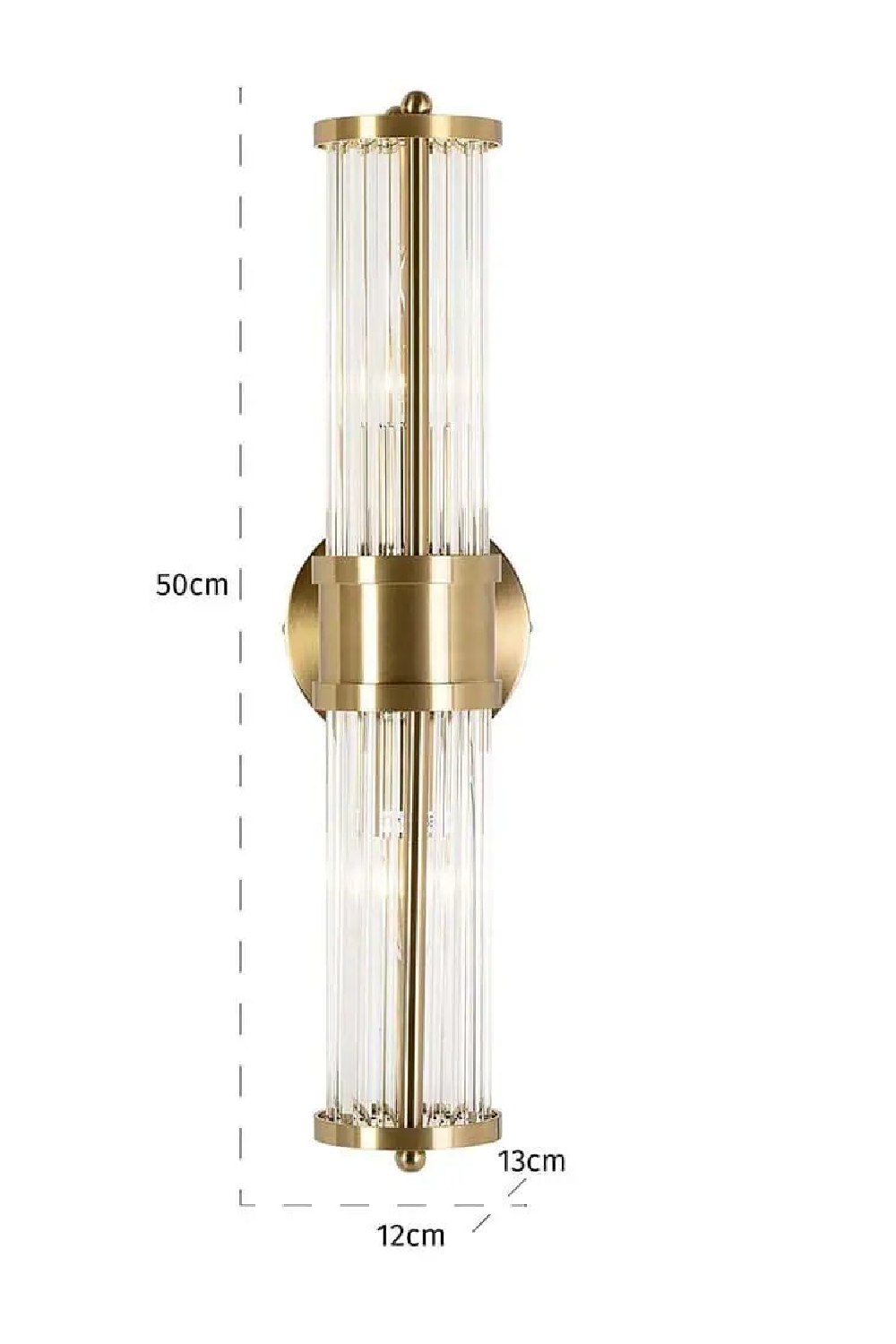 Glass Tube Wall Lamp | Richmond Interiors Lyan | Oroa.com