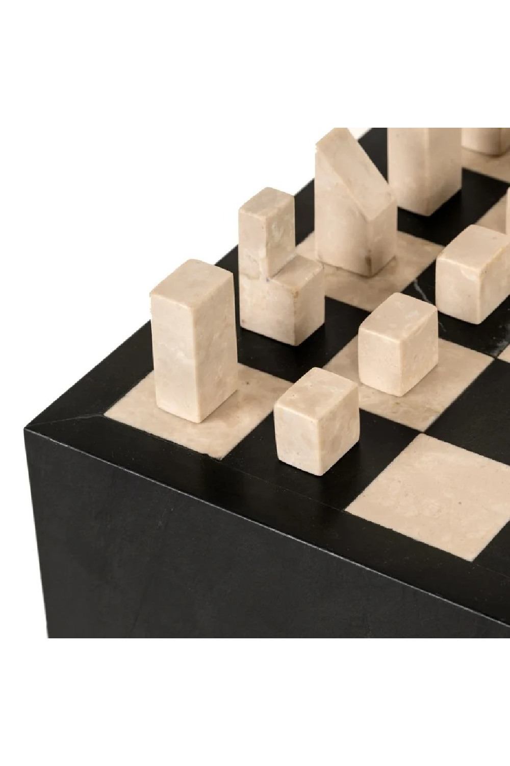 Black 1-Drawer Chess Table | Oroa.com