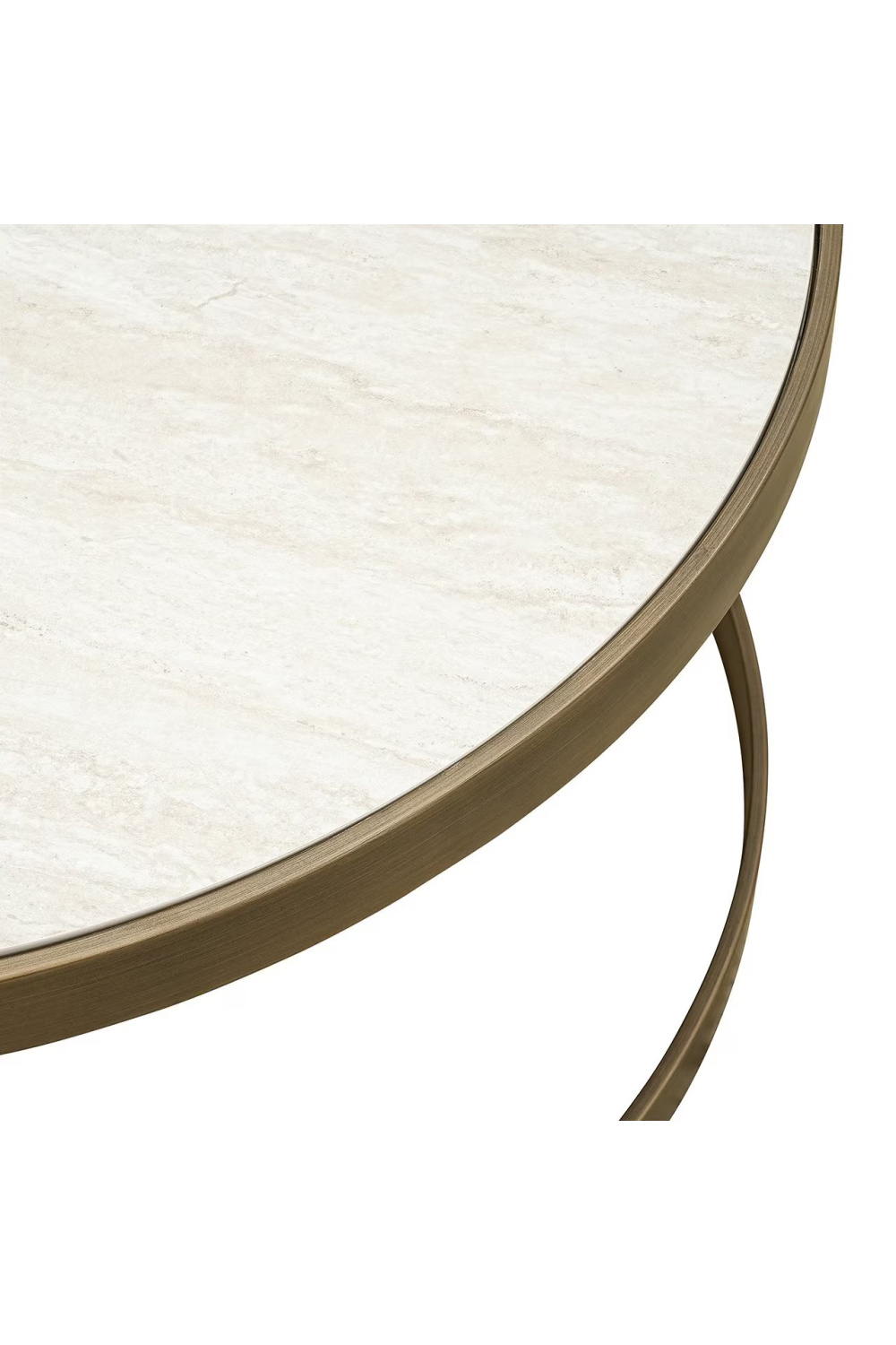 White Ceramic Nesting Coffee Tables (2) | Richmond Interiors Tivoli | Oroa.com