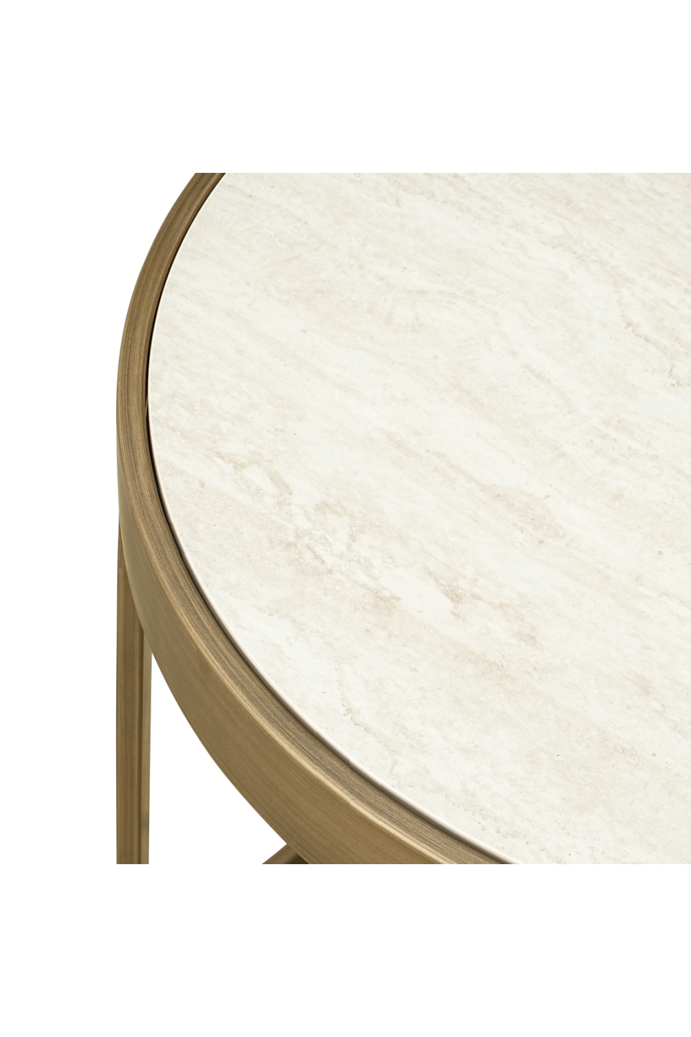 White Ceramic End Table Set (2) | Oroa.com