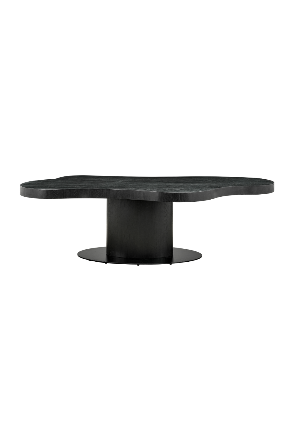Black Organic-Shaped Dining Table | Oroa.com