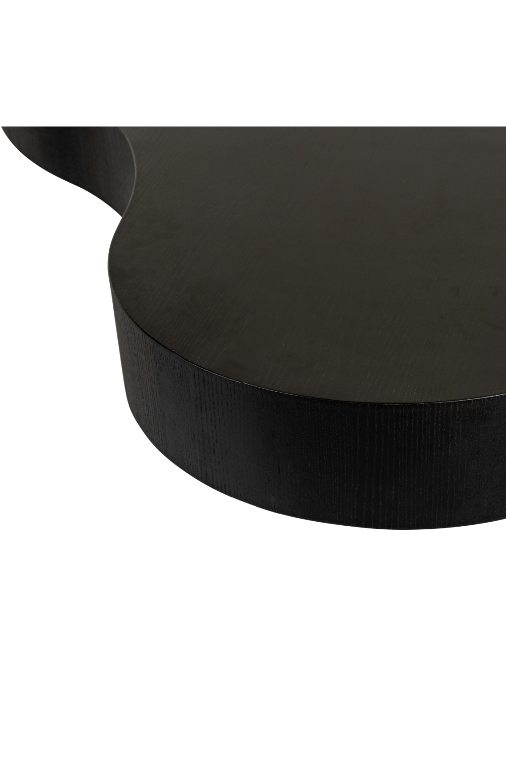 Black Organic-Shaped Dining Table | Oroa.com