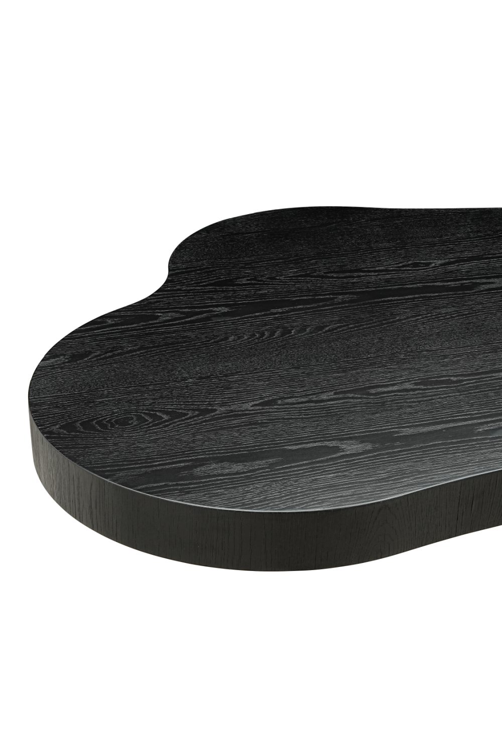 Black Organic-Shaped Dining Table | Oroa.com