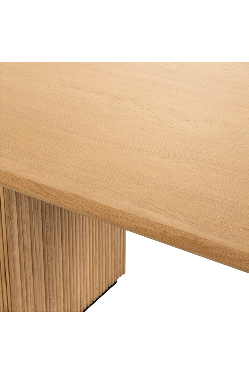 Natural Oak Oval Dining Table | Oroa.com