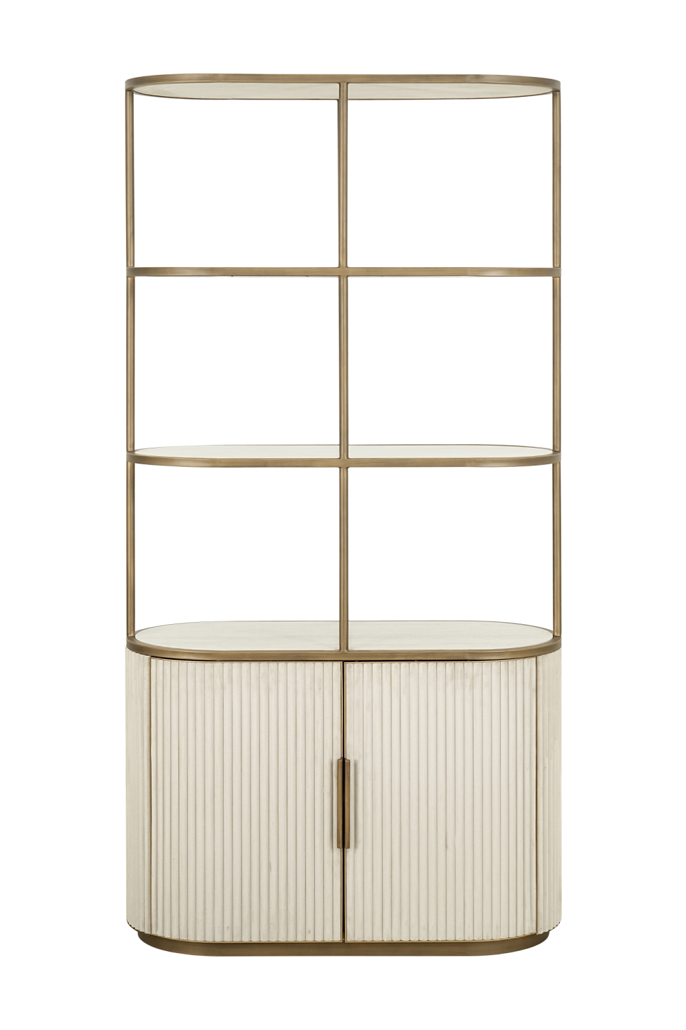 White 2-Door Display Cabinet | Richmond Interiors Tivoli | Oroa.com