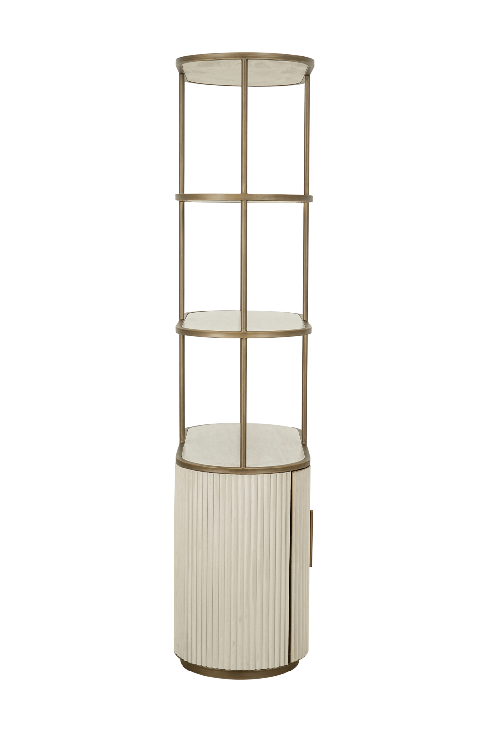White 2-Door Display Cabinet | Oroa.com