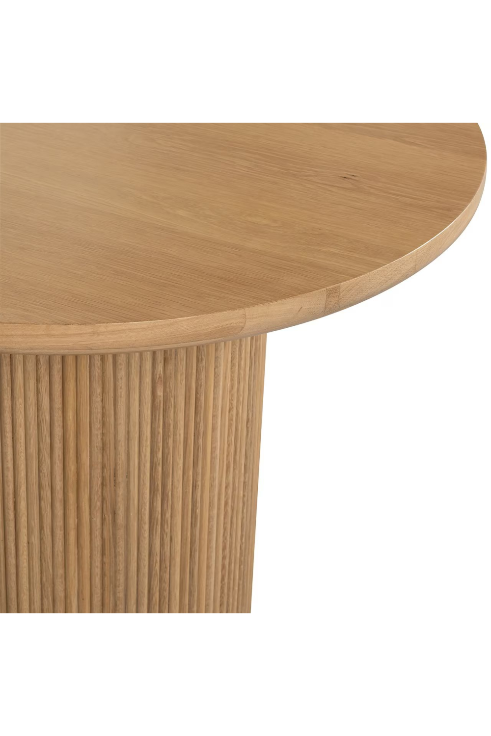 Natural Oak Oval Dining Table | Oroa.com