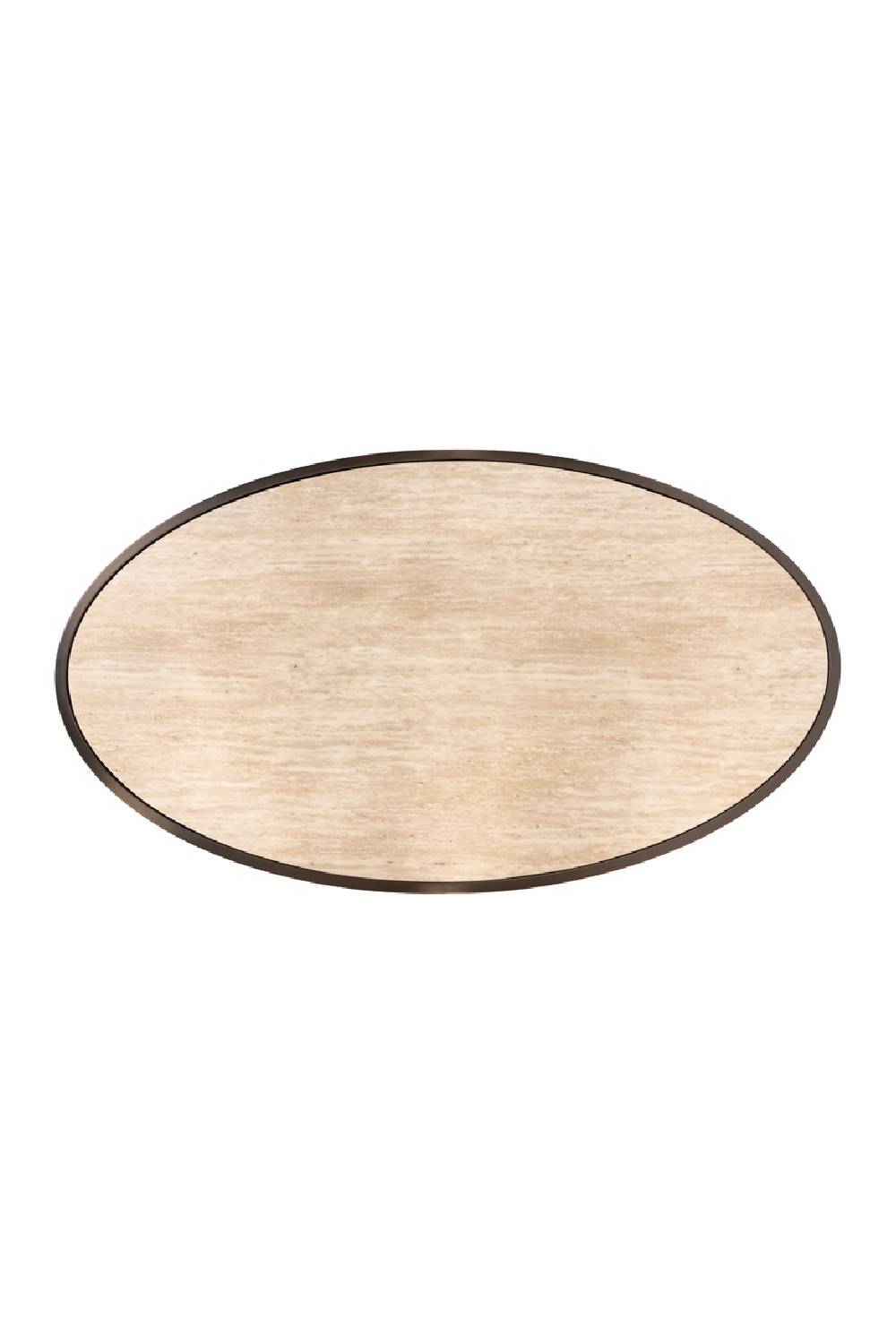 Bronze Framed Round Coffee Table | Oroa.com