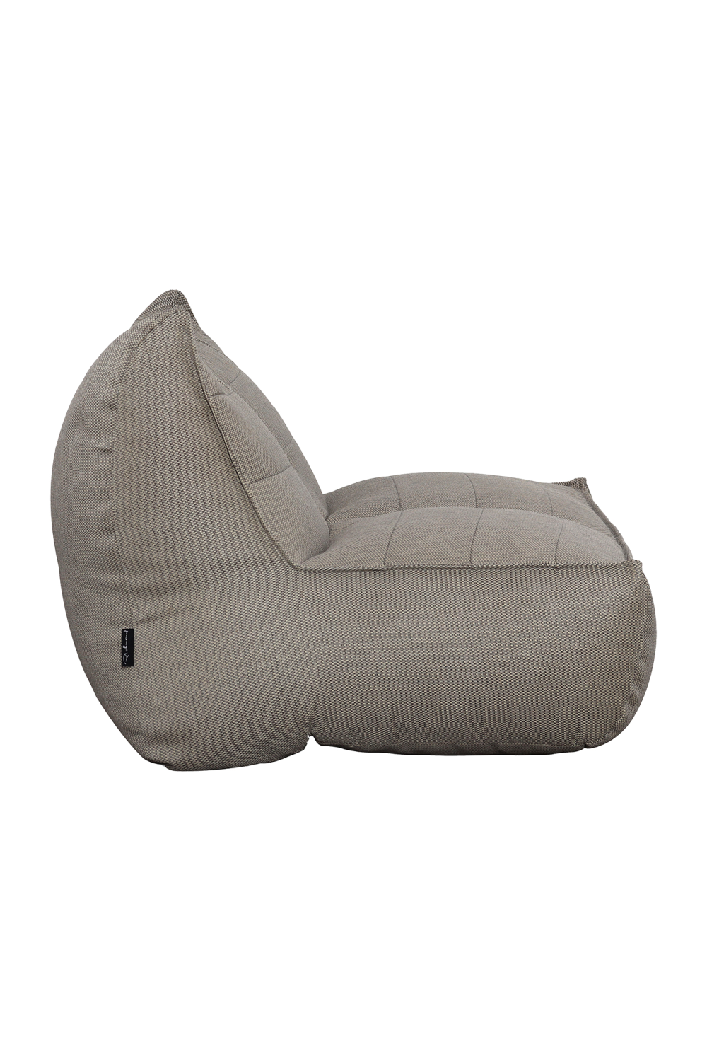 Taupe Channeled Outdoor Lounge Chair | Richmond Interiors Scoppios | Oroa.com