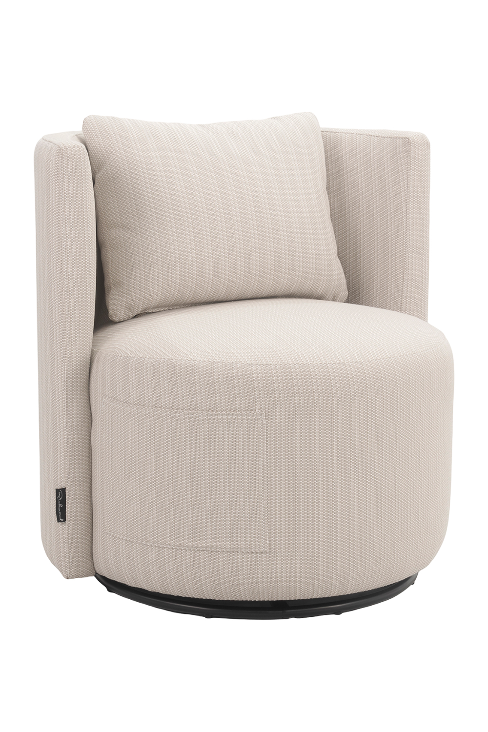 Beige Outdoor Swivel Dining Chair | Oroa.com