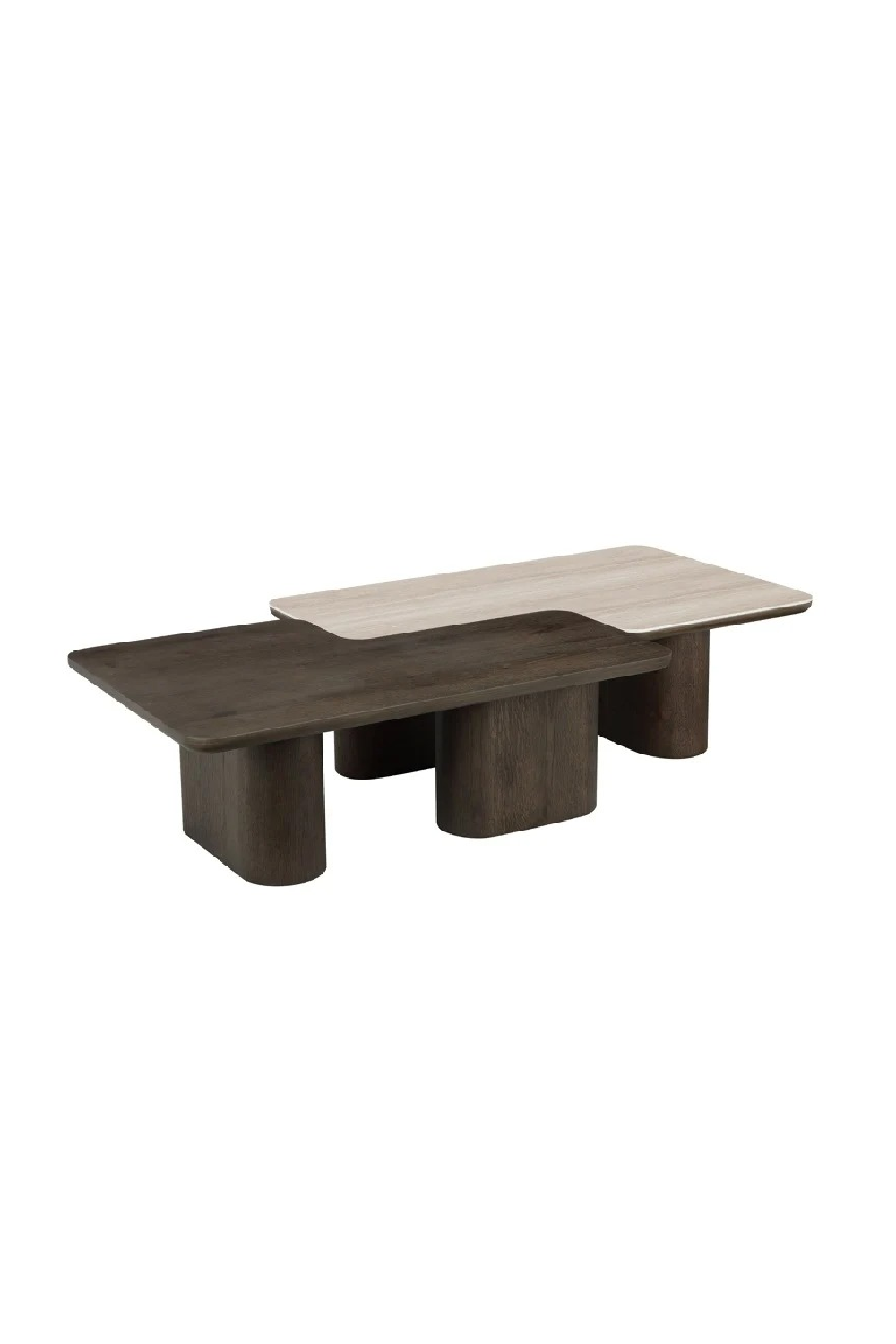 Two-Toned Coffee Table Set (2) | Oroa.com