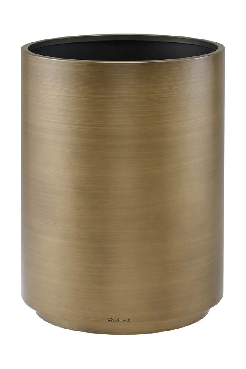 Gold Cylindrical Planter | Richmond Interiors Dira | Oroa.com