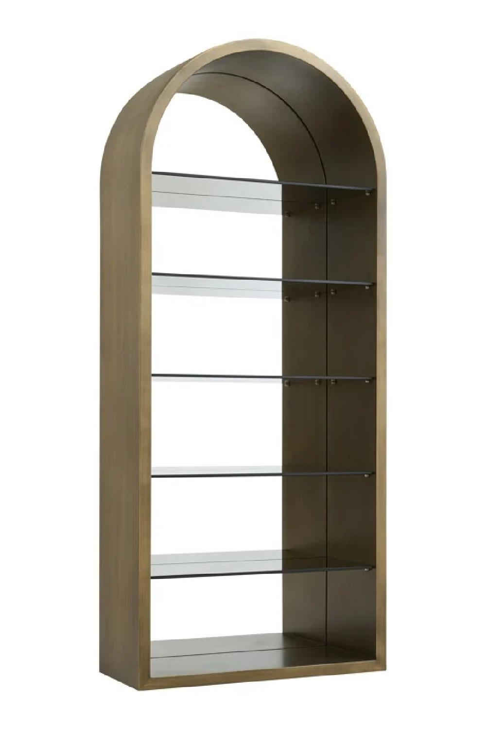 Arched Gold Display Cabinet | Richmond Interiors Bowic | Oroa.com