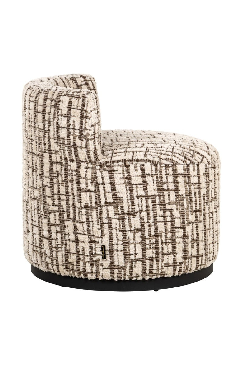 Cream Printed Accent Chair | Oroa.com