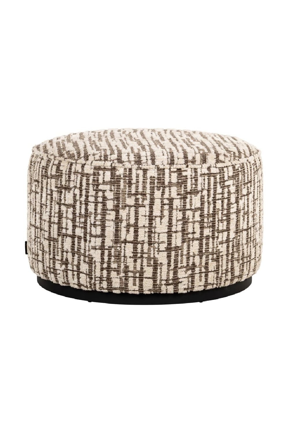 Cylindrical Upholstered Pouf L | Richmond Interiors Lexie | Oroa.com