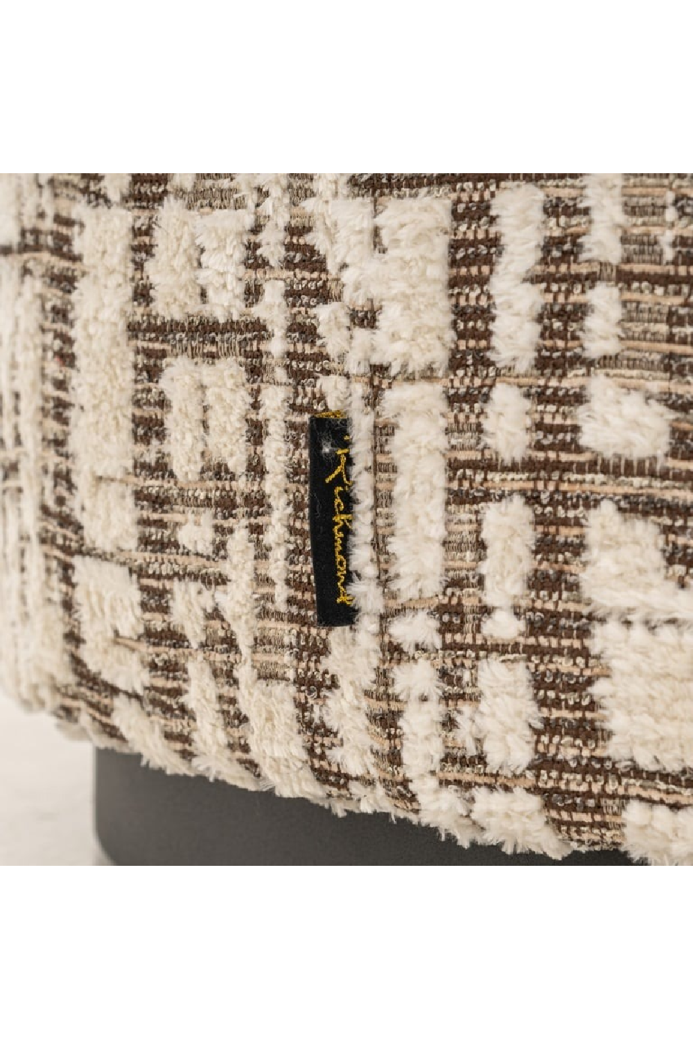 Cylindrical Upholstered Pouf L | Oroa.com