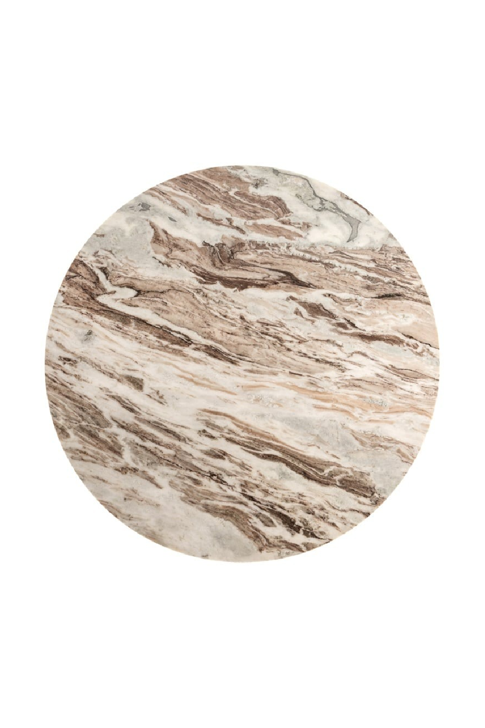 Round Marble Brass Dining Table | Oroa.com