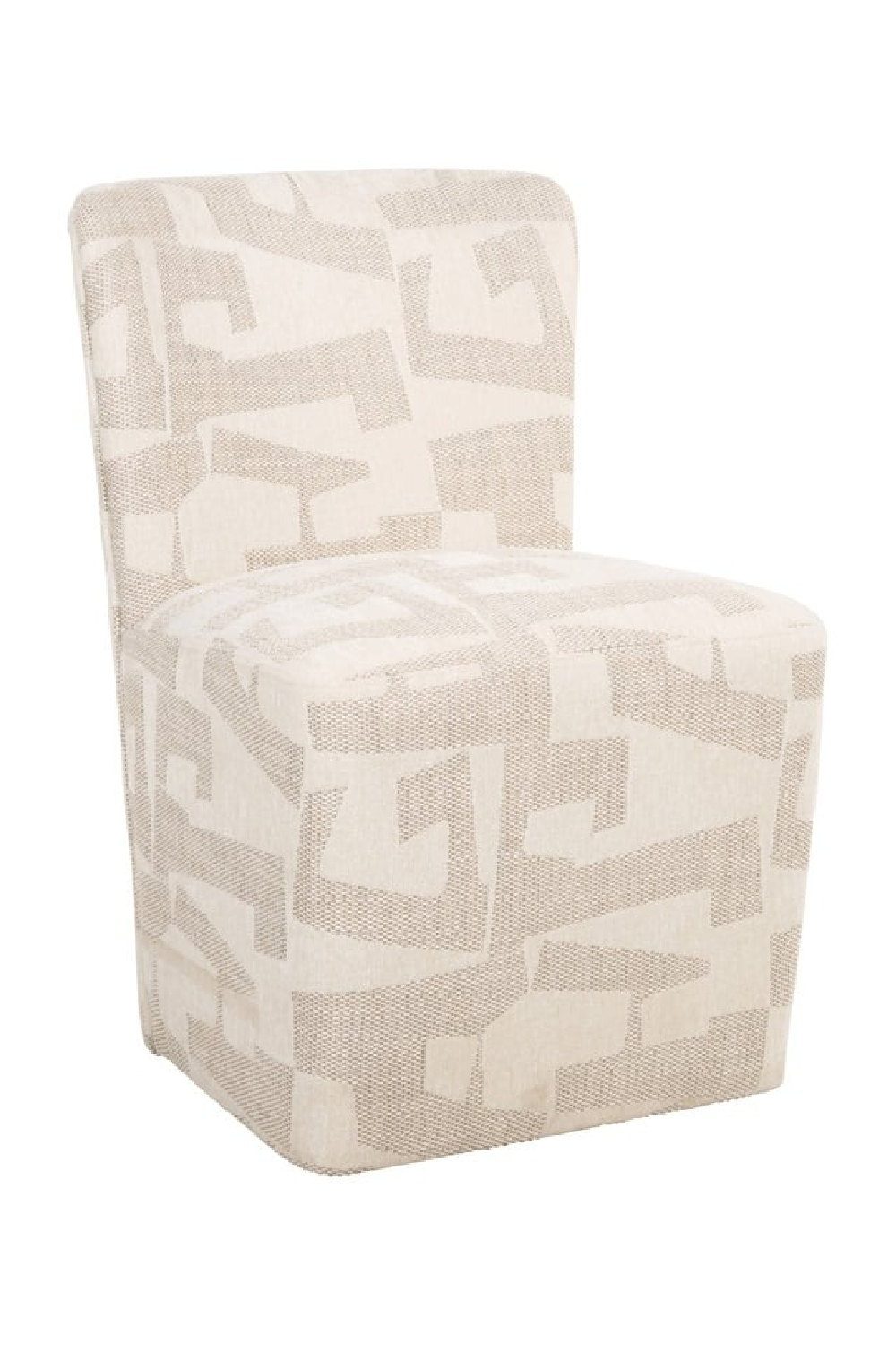 Beige Wheeled Accent Chair | Oroa.com