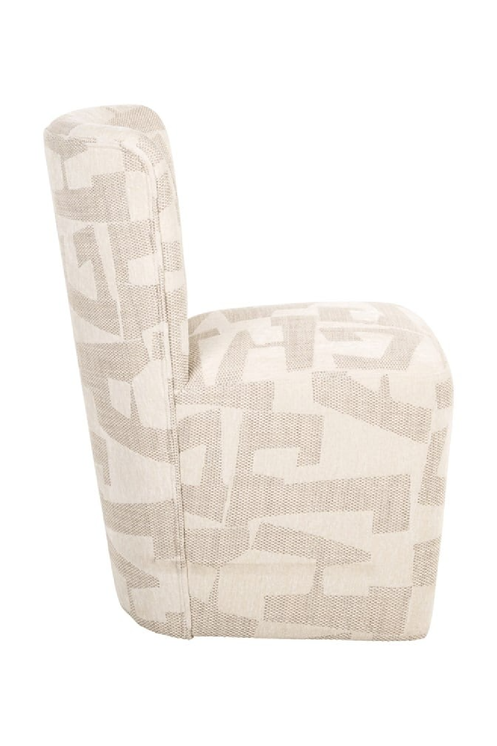 Beige Wheeled Accent Chair | Oroa.com