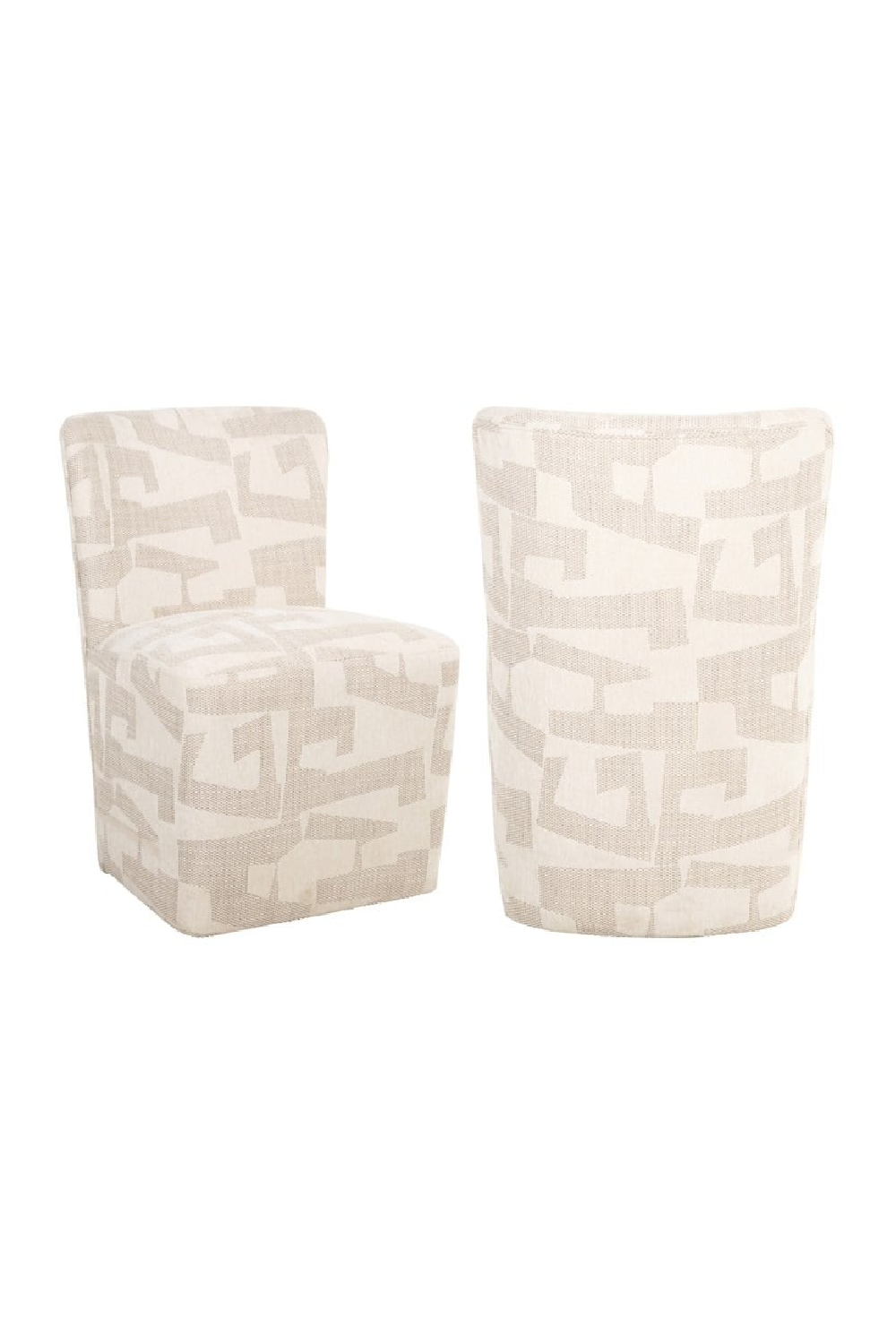 Beige Wheeled Accent Chair | Oroa.com