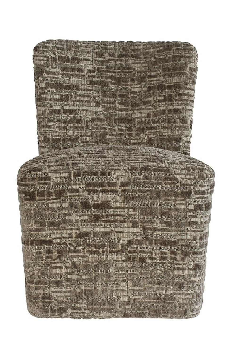 Gray Upholstered Wheeled Chair | Oroa.com