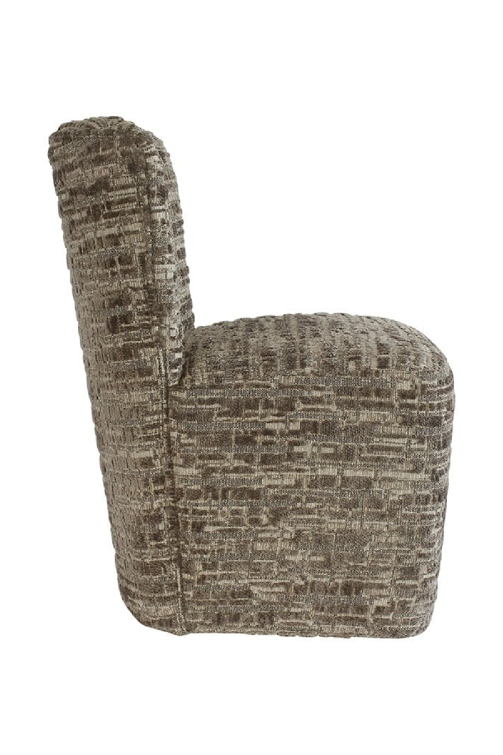 Gray Upholstered Wheeled Chair | Oroa.com