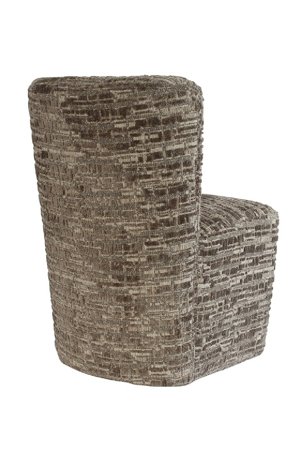 Gray Upholstered Wheeled Chair | Oroa.com