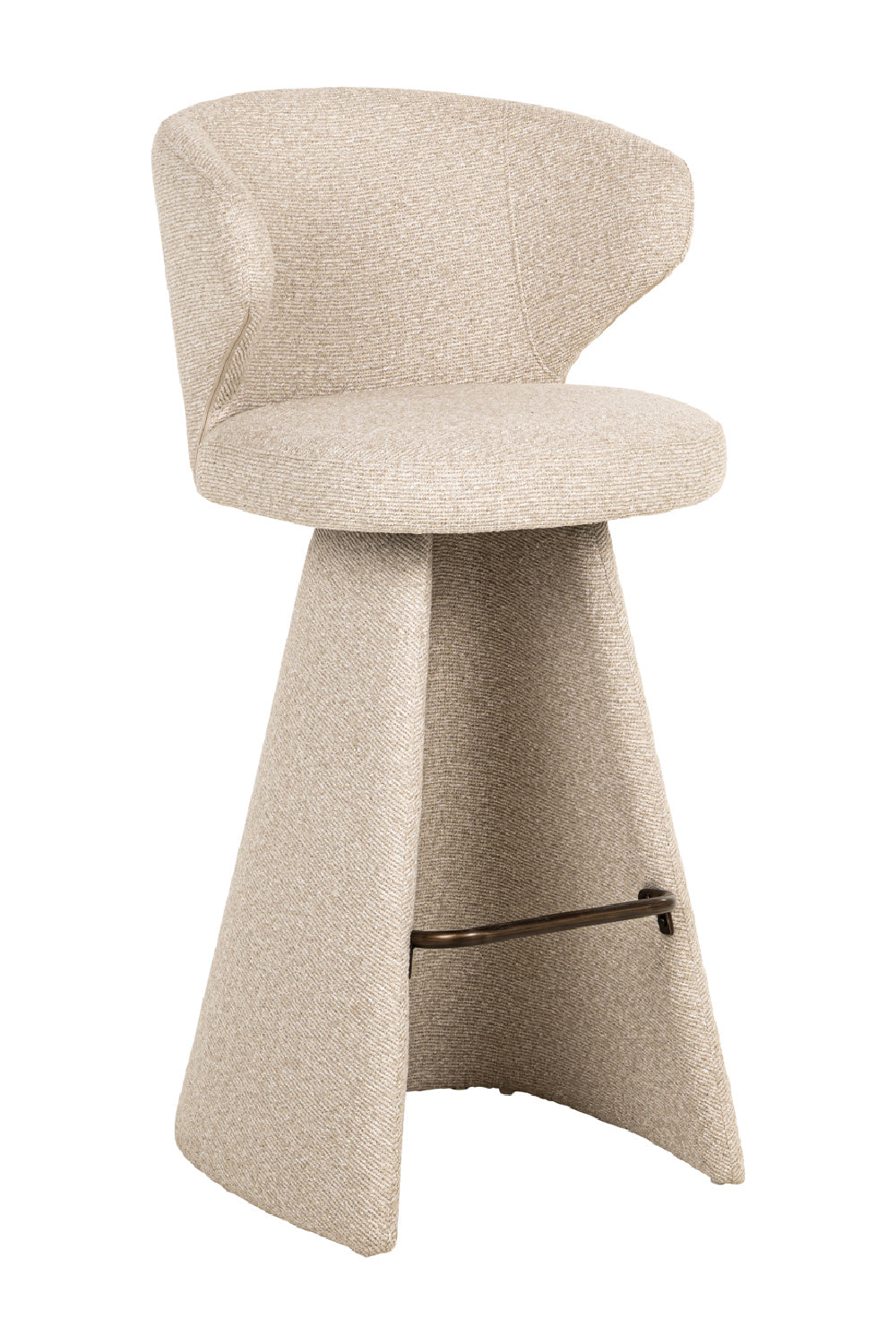 Textured Fabric Bar Stool | Oroa.com