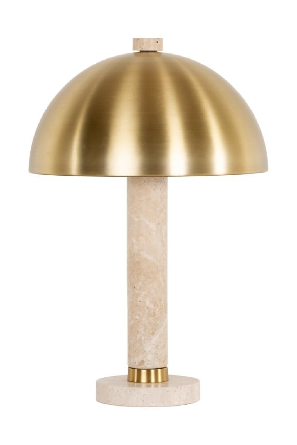 Brushed Gold Dome Table Lamp | Richmond Interiors Jara | Oroa.com