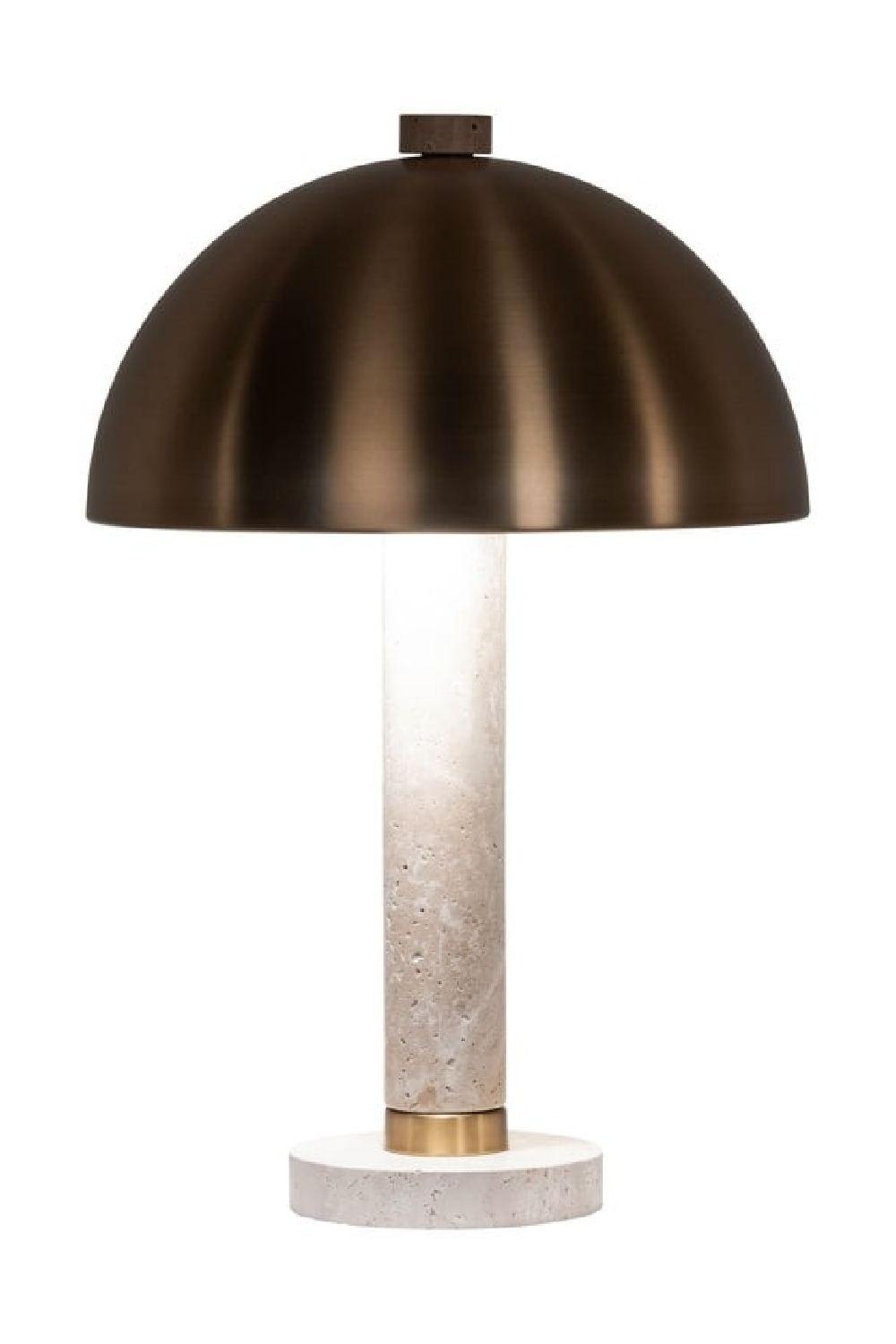 Brushed Gold Dome Table Lamp | Oroa.com