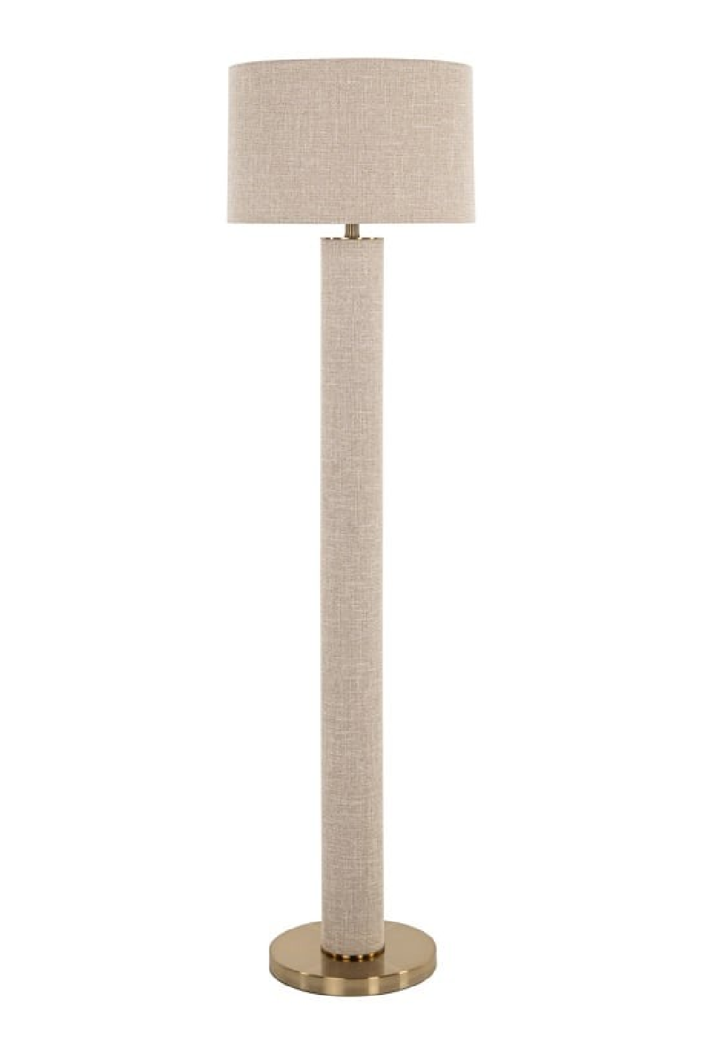 Beige Linen Floor Lamp | Oroa.com
