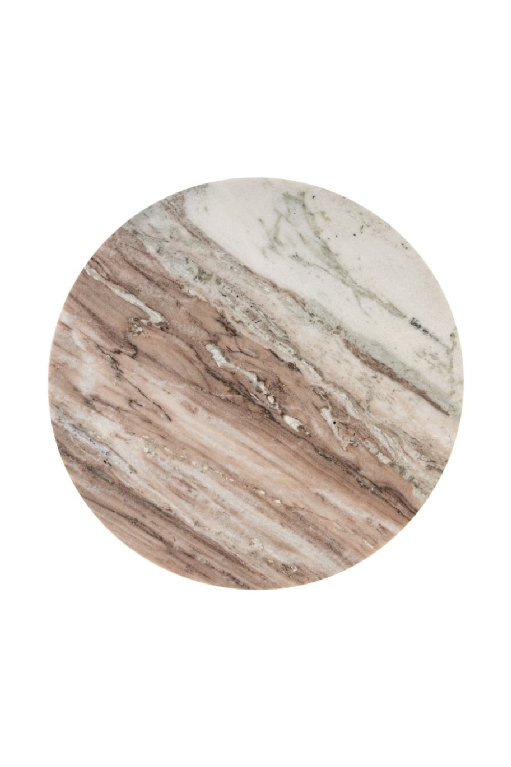 Beige Marble End Table | Oroa.com