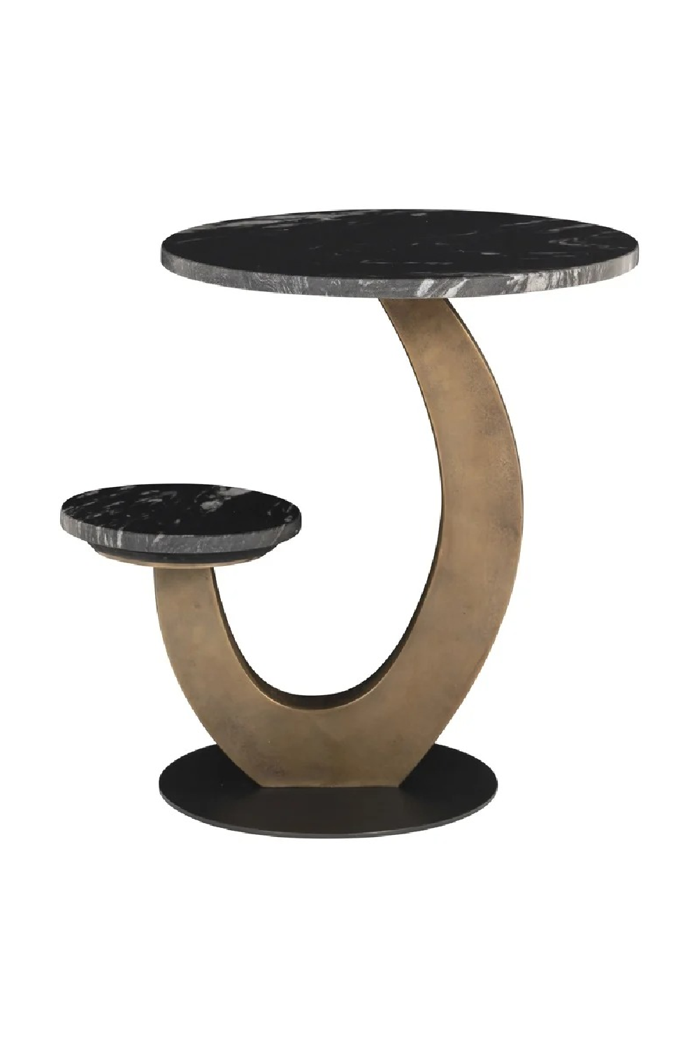 Brushed Gold Base End Table | Oroa.com
