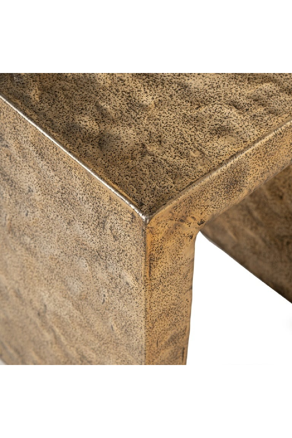 Gold Aluminum End Table | Richmond Interiors Novan | Oroa.com