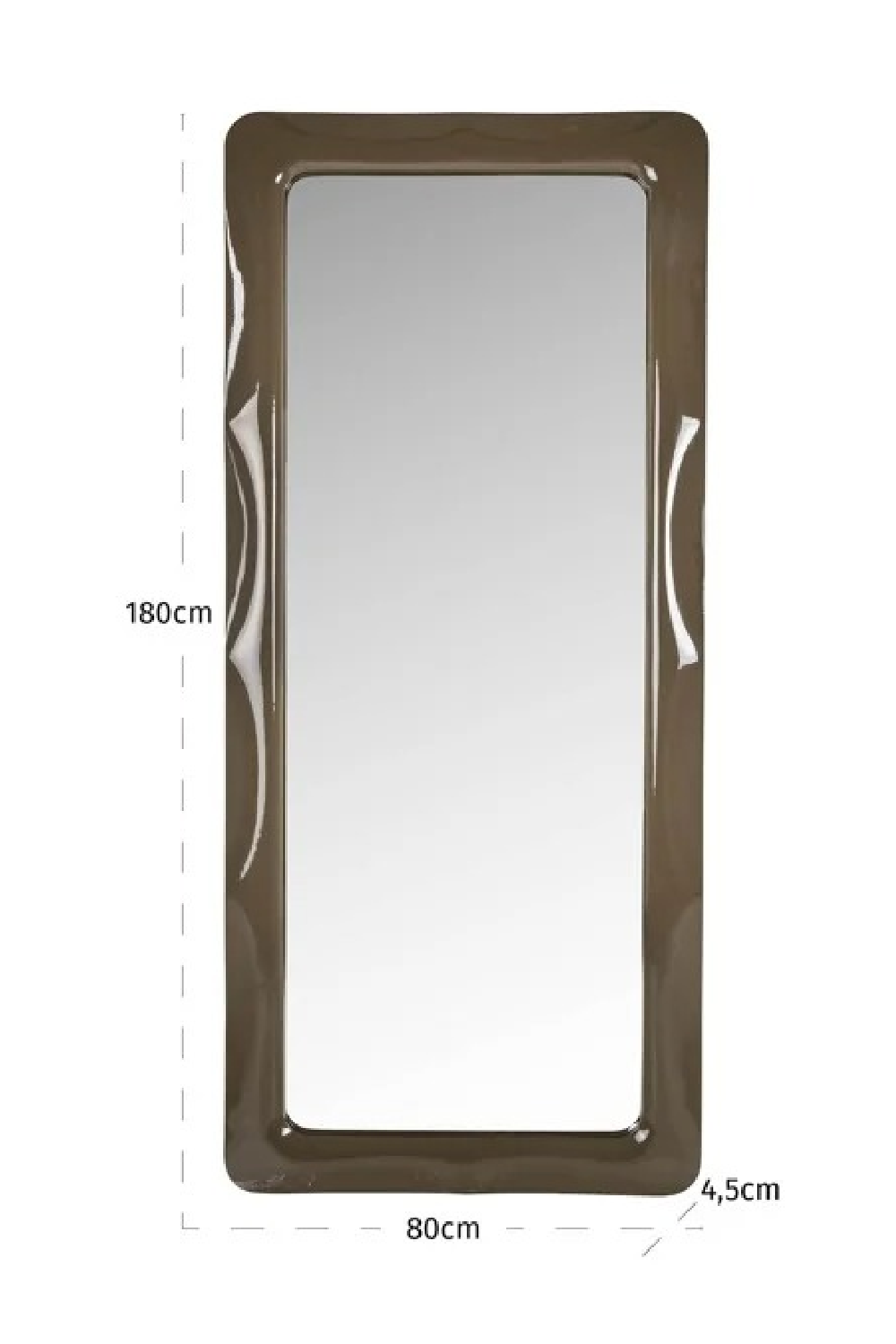 Brown Floor Mirror | Oroa.com
