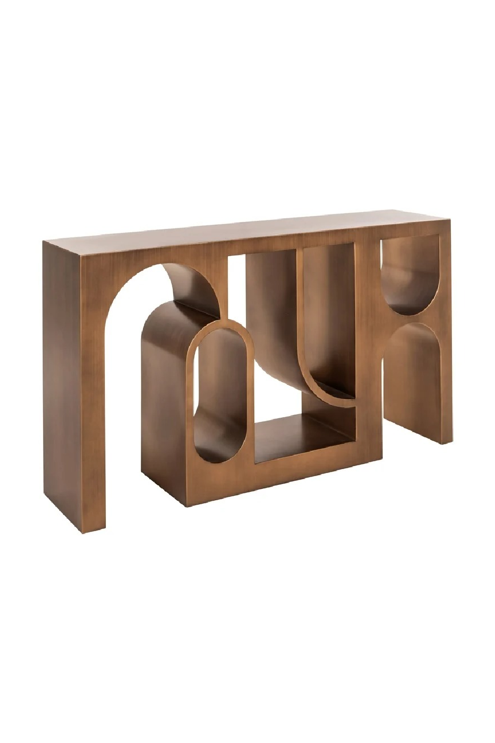 Brushed Gold Console Table | Richmond Interiors Lugano | Oroa.com