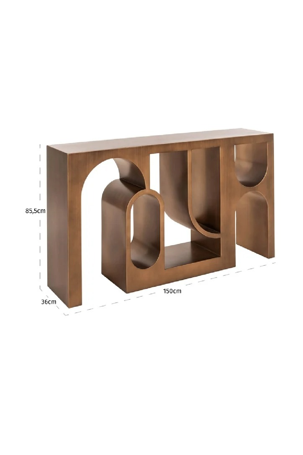 Brushed Gold Console Table | Oroa.com