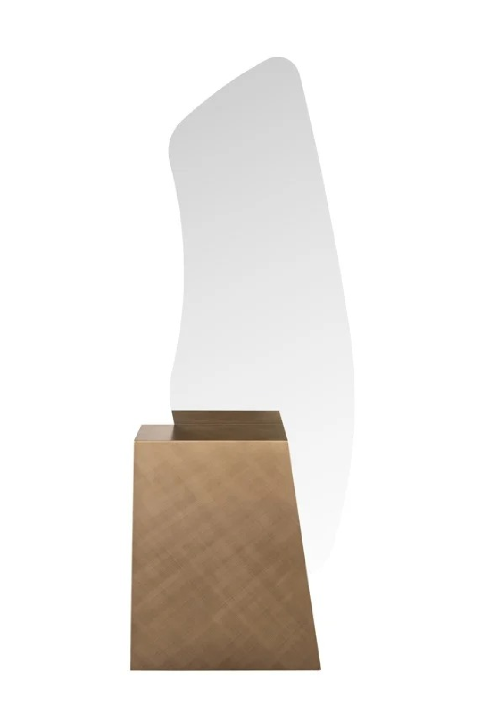 Brushed Gold Base Mirror | Oroa.com